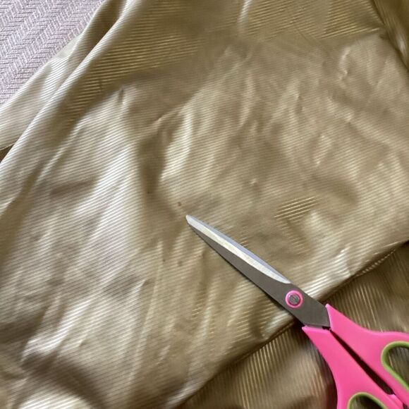 Wippette Vinyl Raincoat Slicker Shiny Gold L - Picture 4 of 13